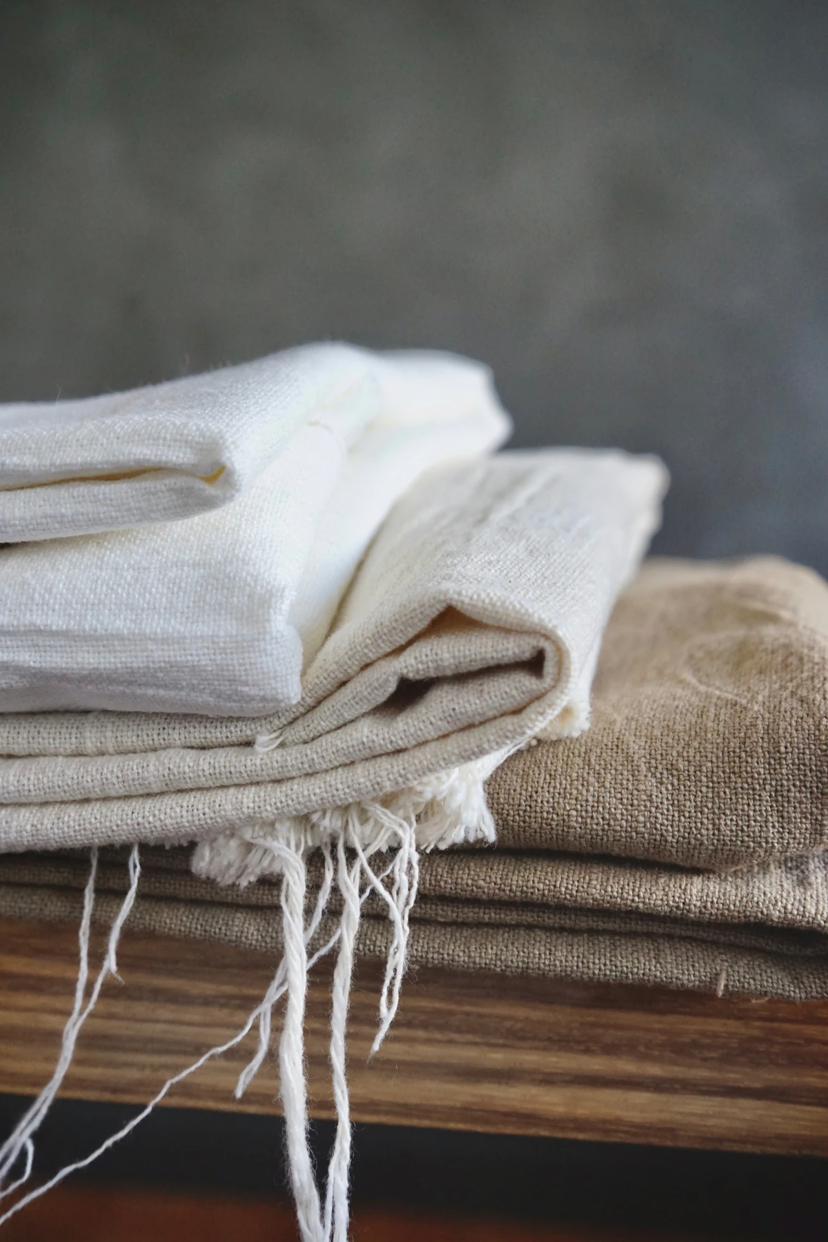 Handwoven Ivory Linen in ivory