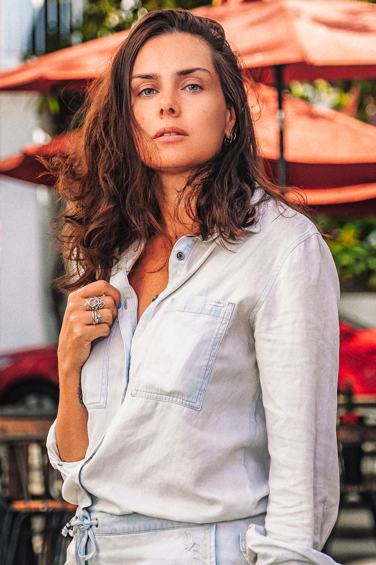 Stone Relaxed Shirt in stone